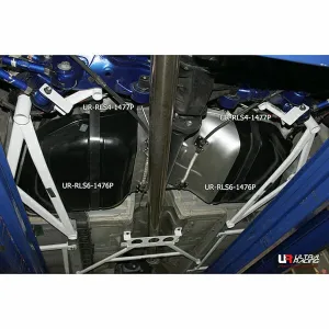 Ultra Racing Hyundai Genesis Coupe/Rohens Coupe (BK) 2.0T 2WD 09-16 UltraRacing 6-Point Rear Lower Bar (1476P), référence RS6-1476P