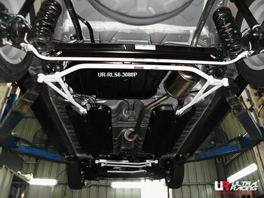 Ultra Racing Perodua Axia (B200) 1.0 14+/Bezza 1.0/1.3 17+ 2WD UltraRacing 6-Point Rear Lower Bar (3088P), référence RS6-3088P