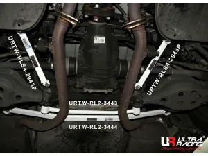 Ultra Racing Lexus GS 200T (L10) 2.0T 11-20/GS 250 2.5 11-20/GS 300 3.0 11-20/GS 350/450H 3.5 11-20 2WD UltraRacing 2-Point Rear Lower Bar (3443), référence URTW-RL2-3443