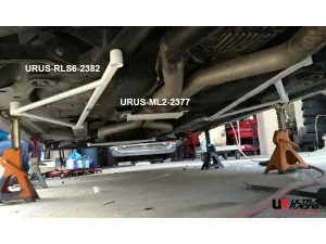 Ultra Racing Chevrolet Camaro (SS) 6.2 V8 2WD 10-15 UltraRacing 6-Point Rear Lower Bar (2382P), référence URUS-RS6-2382P