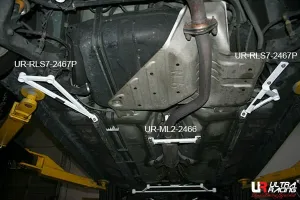 Ultra Racing Scion TC (AT10) 2.4 2WD 05-10 UltraRacing 7-Point Rear Lower Bar (2467P), référence URUS-RS7-2467P