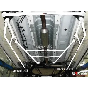 Ultra Racing Proton Preve/Suprima 1.6T 2WD 12+ UltraRacing 6-Point Rear Torsion Bar (1783P), référence SD6-1783P