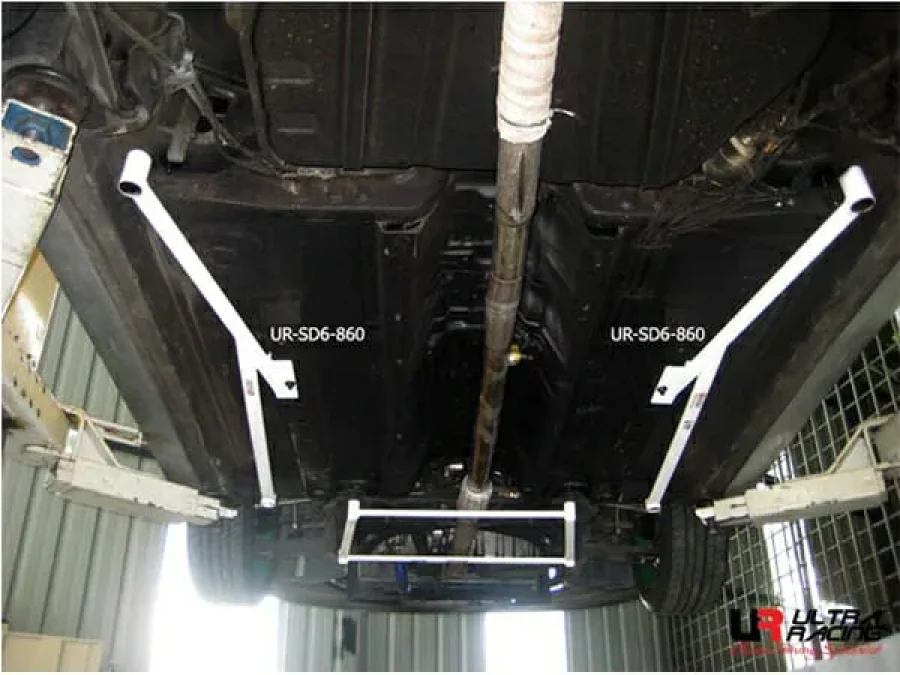 Ultra Racing Proton Satria Neo (BS) 1.3/1.6 2WD 06-15 UltraRacing 6-Point Rear Torsion Bar (860P), référence SD6-860P