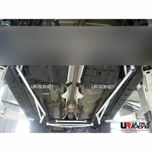 Ultra Racing Toyota Wish (AE10) 1.8/2.0 03-09/Wish 1.8/2.0 09-17 2WD UltraRacing 6-Point Rear Torsion Bar (921P), référence SD6-921P