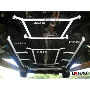 Ultra Racing Proton Wira 1.3/1.5 2WD 93-09 UltraRacing 2-Point Rear Torsion Bar (230-B), référence SD8-230P(B)