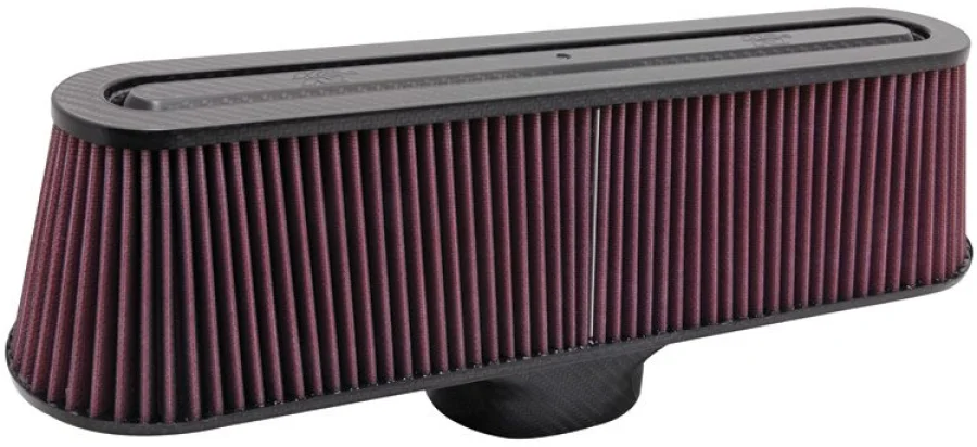 K&N Filtre à air universel, couvercle et embase carbone RP-5135, référence RP-5135