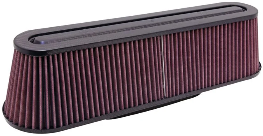 K&N Filtre à air universel, couvercle et embase carbone RP-5161, référence RP-5161