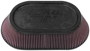 K&N Filtre à air universel, couvercle carbone RP-6103, référence RP-6103
