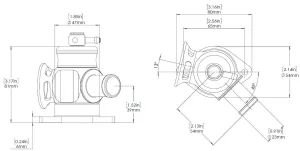 Turbosmart BOV Kompact PlumBack - Shortie - HKS, référence TS-0203-1290