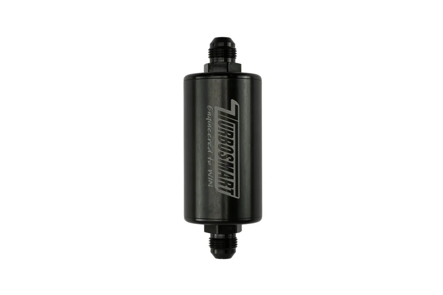 Turbosmart Inline Fuel Filter 10um 8AN Black, référence TS-0402-1134