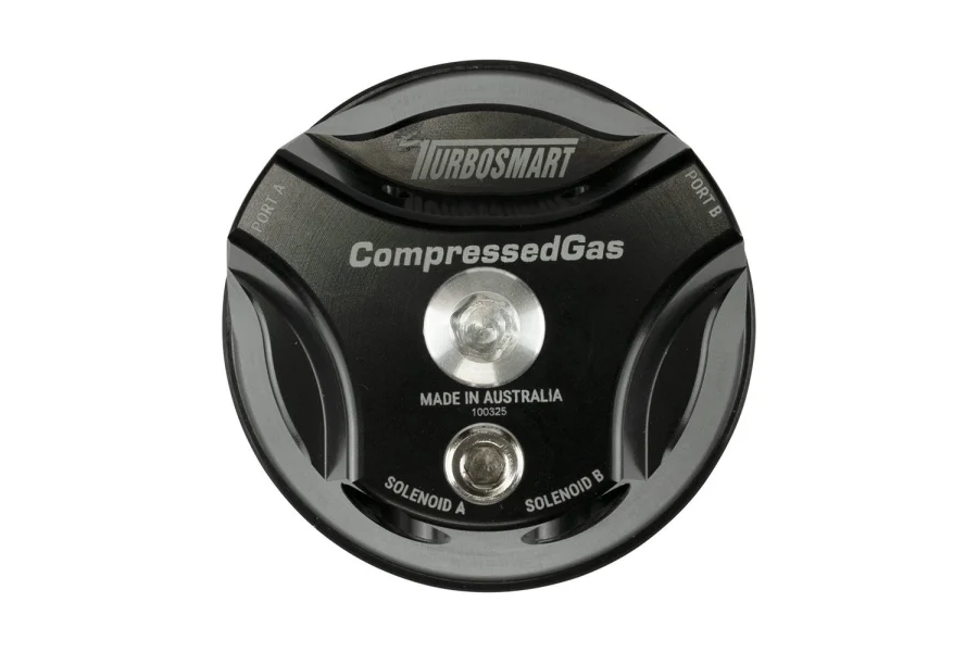 Turbosmart GenV WG45/50 Compress Gas (Solenoid) Cap Black, référence TS-0550-3167