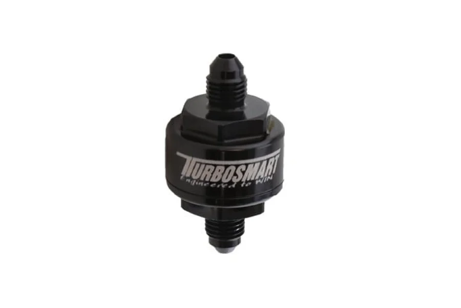 Turbosmart Billet Turbo Oil Feed Filter 44um AN-3 - Black, référence TS-0804-1001