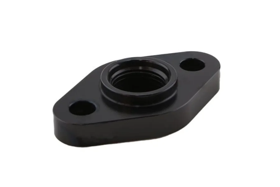 Turbosmart Billet Turbo Drain adapter with Silicon O-ring. 52.4mm mounting hole center - Large frame universal fit., référence TS-0804-1012