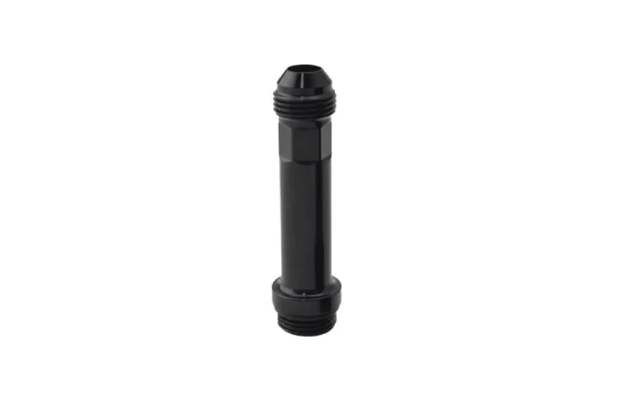 Turbosmart Billet Turbo Drain 58mm Extension -8 MALE to -8 PORT, référence TS-0804-1020