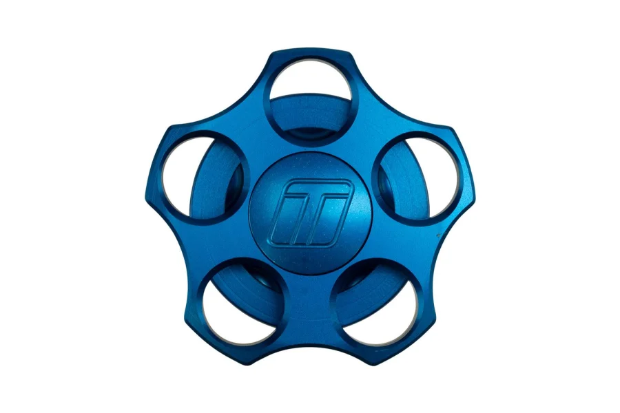 Turbosmart Oil Cap - M32x3.5 - Nissan - Blue, référence TS-0891-0371