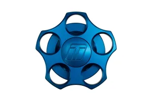 Turbosmart Oil Cap - M32x3.5 - Nissan - Blue, référence TS-0891-0371