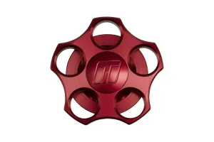 Turbosmart Oil Cap - M32x3.5 - Nissan - Red, référence TS-0891-0374