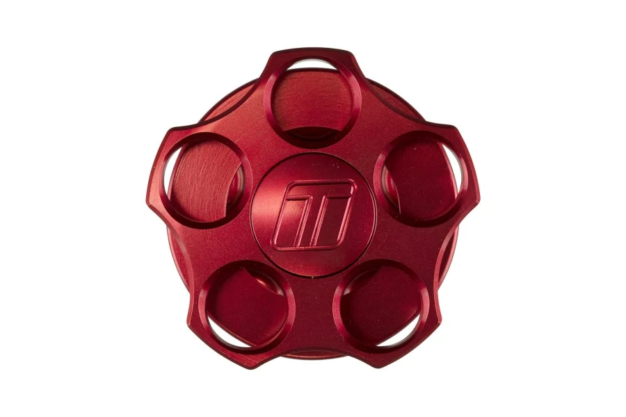 Turbosmart Oil Cap - M42x4.5 - Subaru - Red, référence TS-0891-0474
