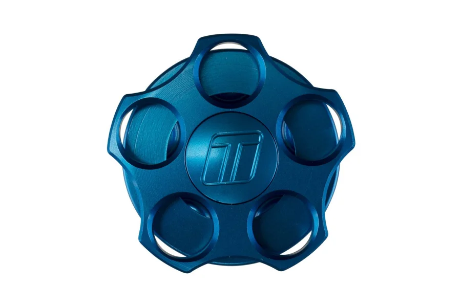 Turbosmart Oil Cap - M37x3 -Toyota - Blue, référence TS-0891-0571