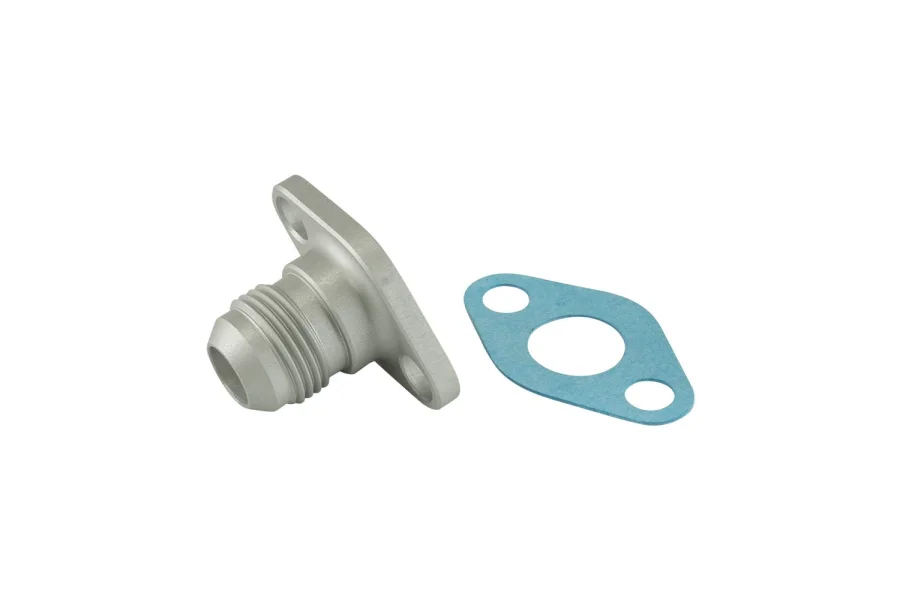 Turbosmart 38.1mm 10AN Oil Drain Silver, référence TS-199-3005