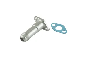 Turbosmart 38.1mm 10AN 75mm Extended Oil Drain Silver, référence TS-199-3007