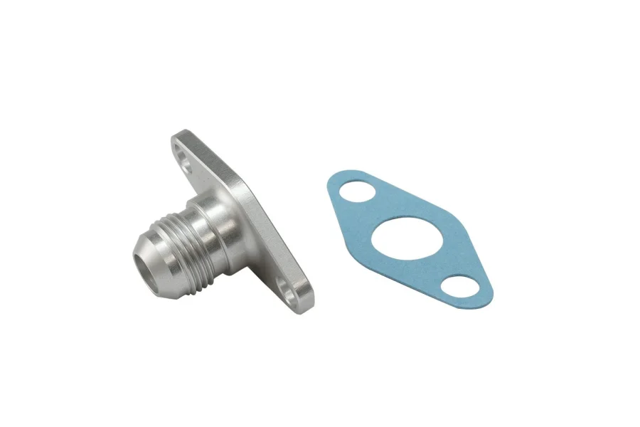 Turbosmart 50.8mm 10AN Oil Drain Silver, référence TS-199-3009
