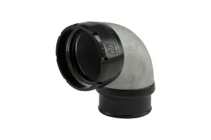 Turbosmart LockSleeve Turbo Adapter Compressor Outlet 2.50" to 90 Elbow Hose Barb 2.50", référence TS-199-3023