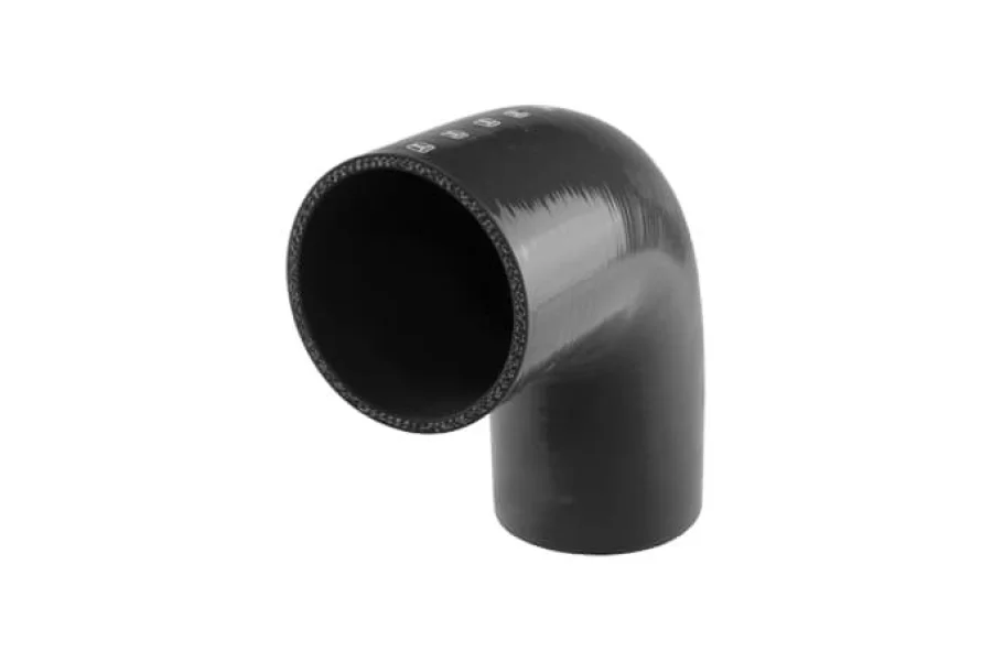 Turbosmart Silicon Hose 90 Elbow 3.50" BLACK, référence TS-HE90350-BK