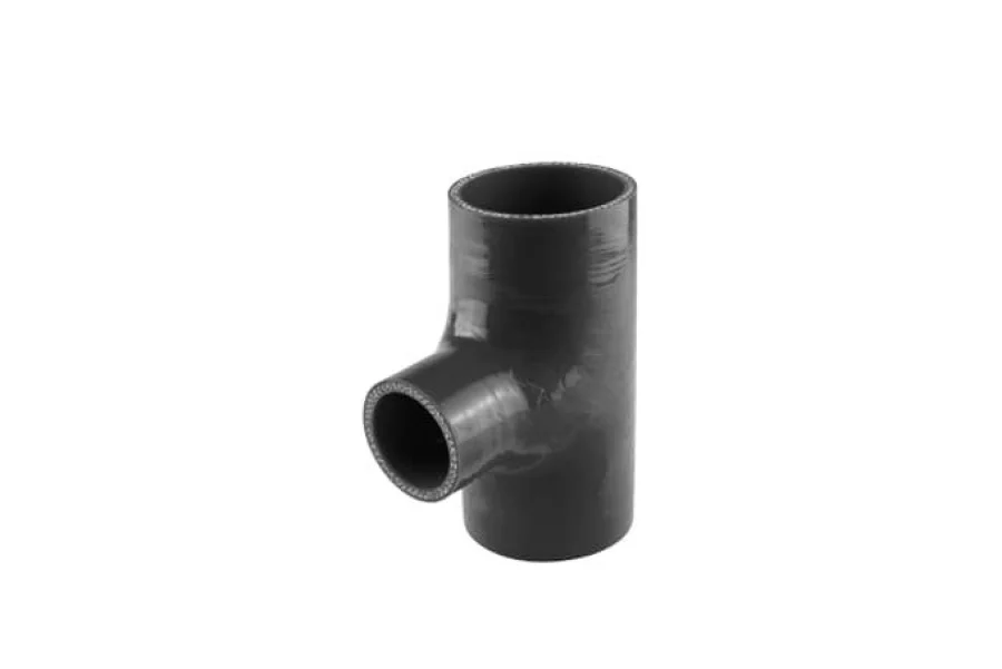 Turbosmart Silicon Hose Hose Tee 2.50" ID1.50"spout, référence TS-HT250150-BK