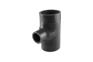 Turbosmart Silicon Hose Hose Tee 3.00" ID 1.50" spout, référence TS-HT300150-BK