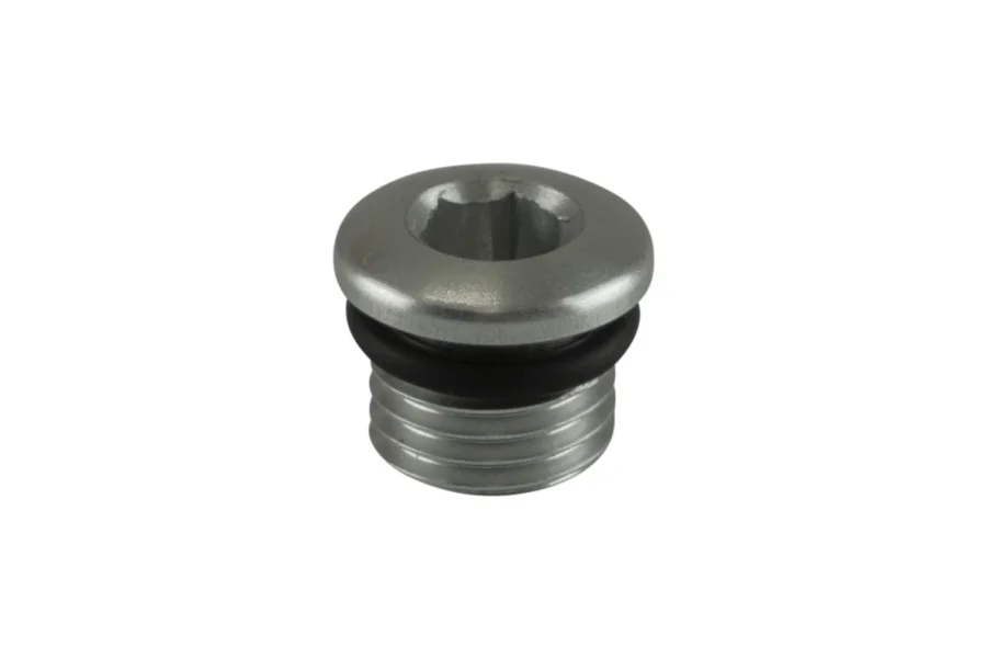 Turbosmart Fitting -4 AN ORB Blank - Silver, référence TS-OB-04-CL