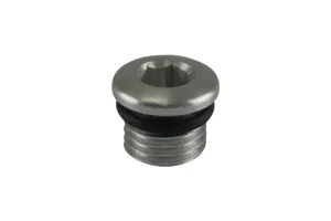Turbosmart Fitting -4 AN ORB Blank - Silver, référence TS-OB-04-CL