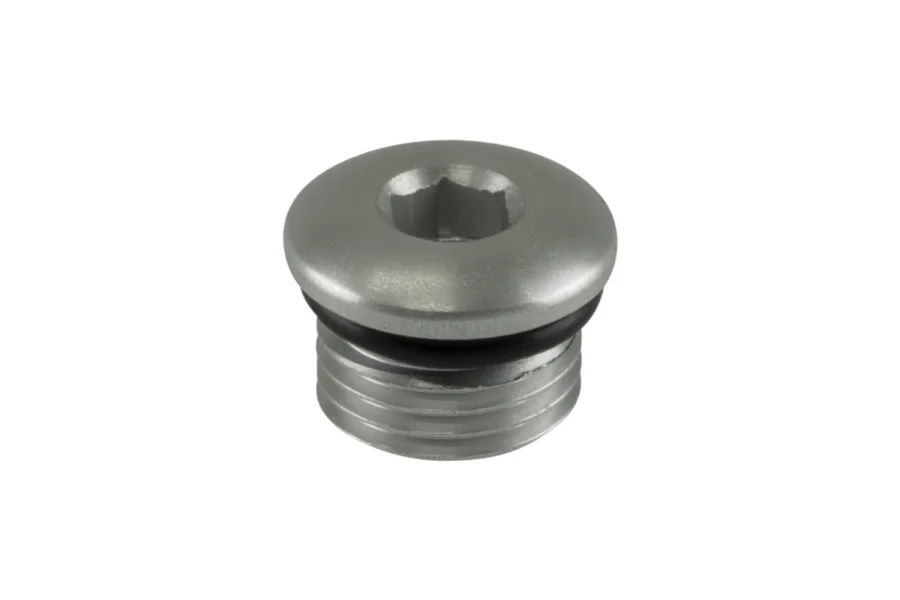 Turbosmart Fitting -6 AN ORB Blank - Silver, référence TS-OB-06-CL