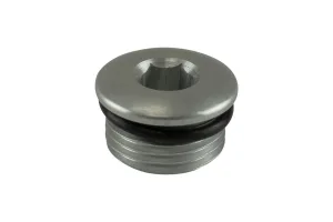 Turbosmart Fitting -8 AN ORB Blank - Silver, référence TS-OB-08-CL