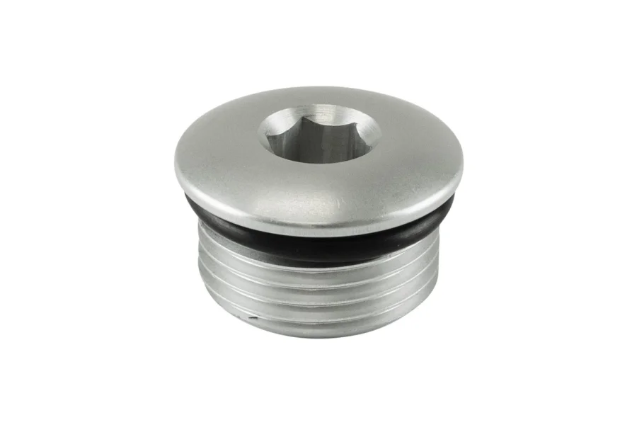 Turbosmart Fitting -12 AN ORB Blank - Silver, référence TS-OB-12-CL