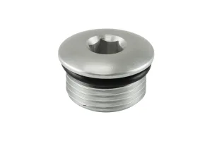Turbosmart Fitting -12 AN ORB Blank - Silver, référence TS-OB-12-CL