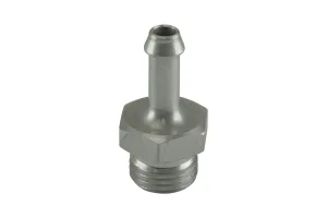 Turbosmart Fitting 6mm / 1/4" Hose End to -6 AN ORB Male Straight - Silver, référence TS-OH-0606-CL